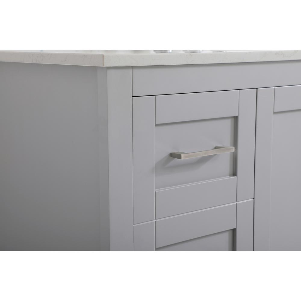 48 inch Single Bathroom Vanity in Grey. Picture 5