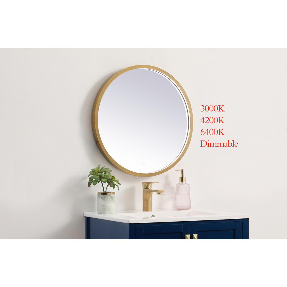 Pier 21 inch LED mirror with adjustable color temperature. Picture 2