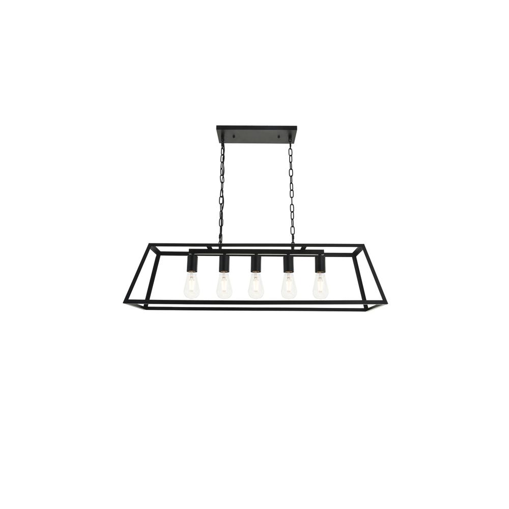 Resolute 5 light black Pendant. Picture 3
