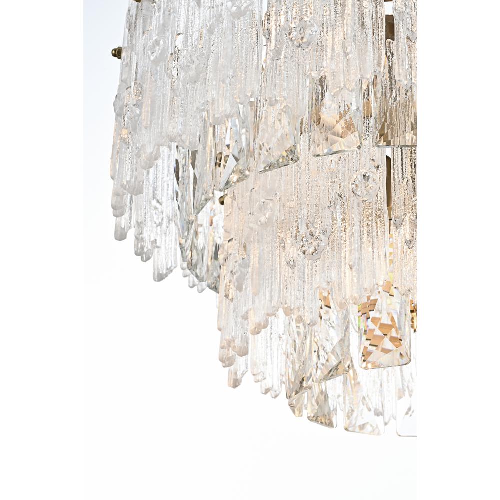 Emilia 15 inch Pendant Light in Satin Gold. Picture 3