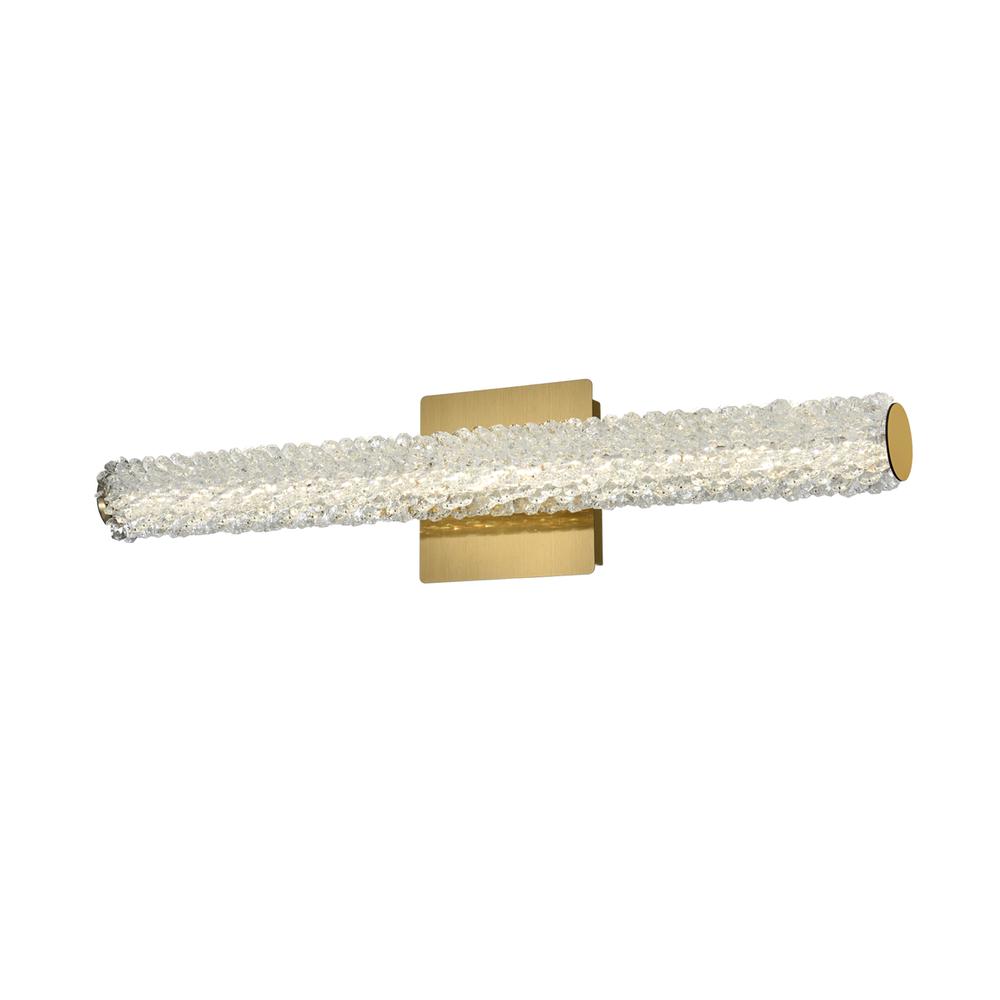 Bowen 24 inch Adjustable LED Wall Sconce in Satin Gold. Picture 3