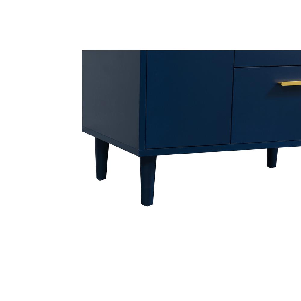 30 inch bathroom vanity in Blue. Picture 13