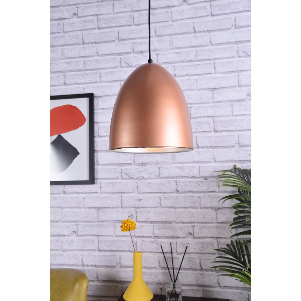 Circa 1 Light Honey Gold Pendant. Picture 8