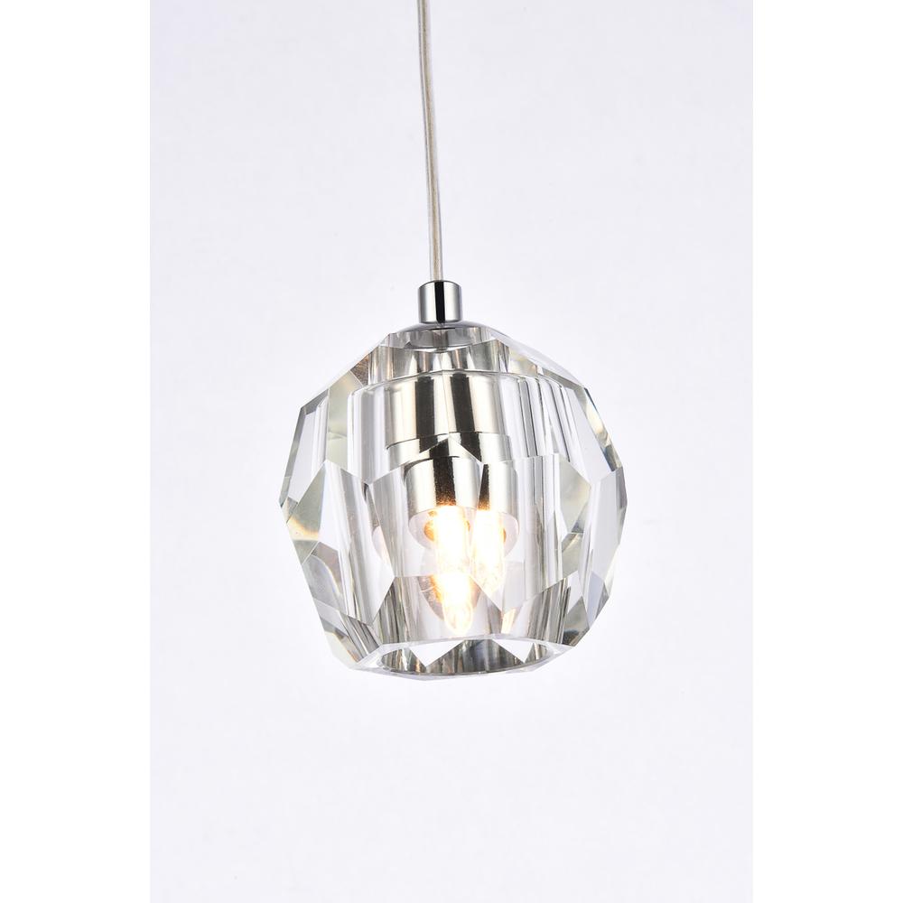 Eren 1 light Chrome pendant. Picture 3