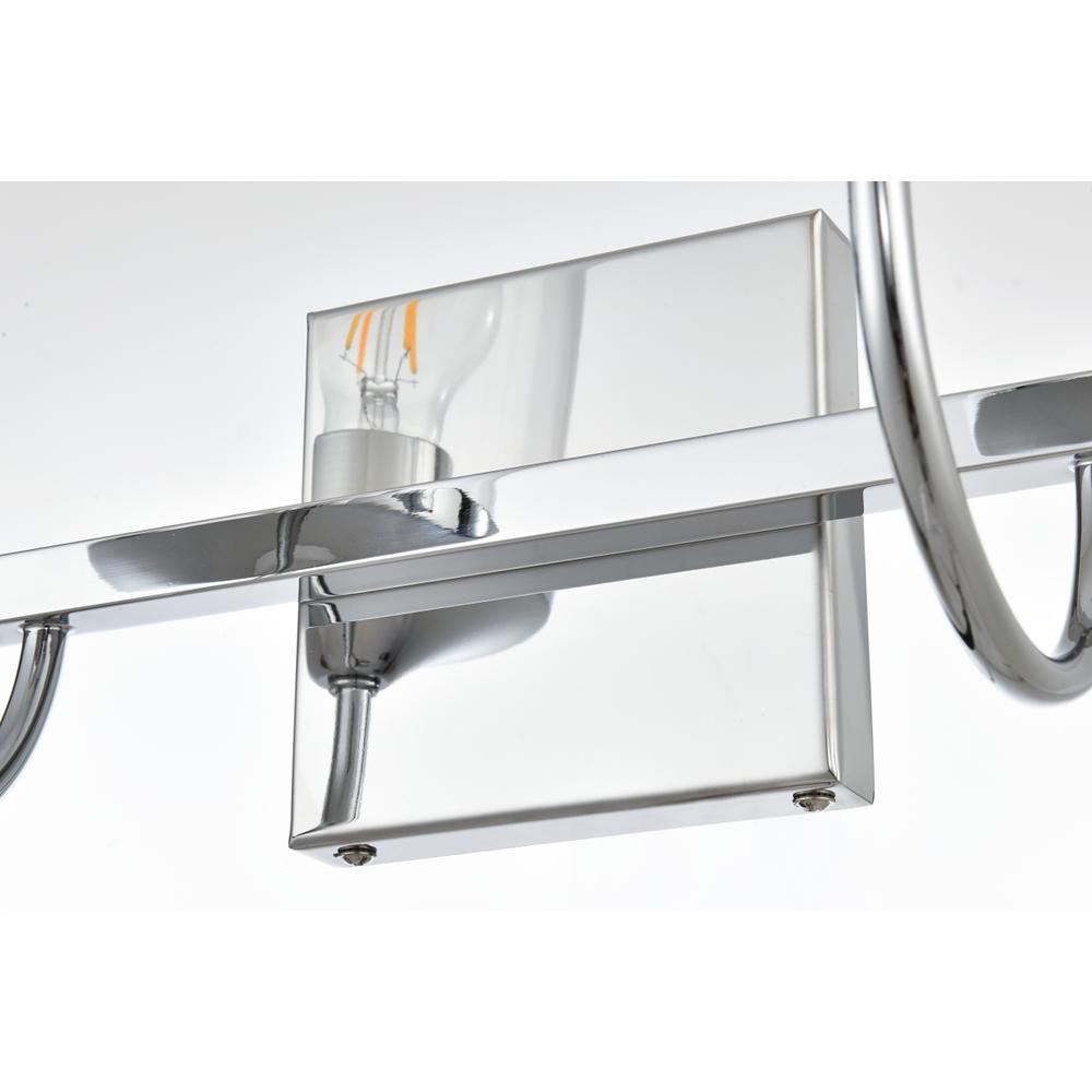Avani 4 light Chrome and Clear Bath Sconce. Picture 6