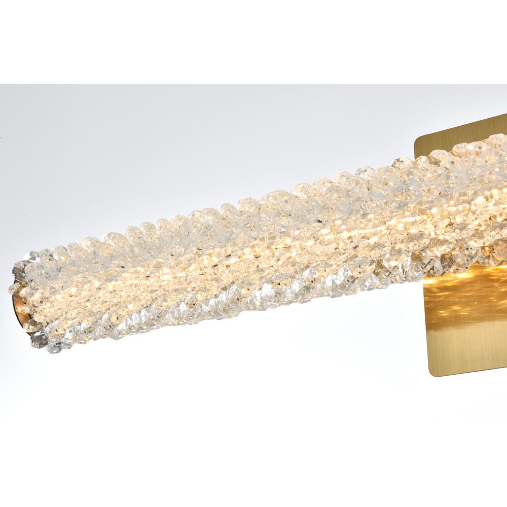 Bowen 24 inch Adjustable LED Wall Sconce in Satin Gold. Picture 5
