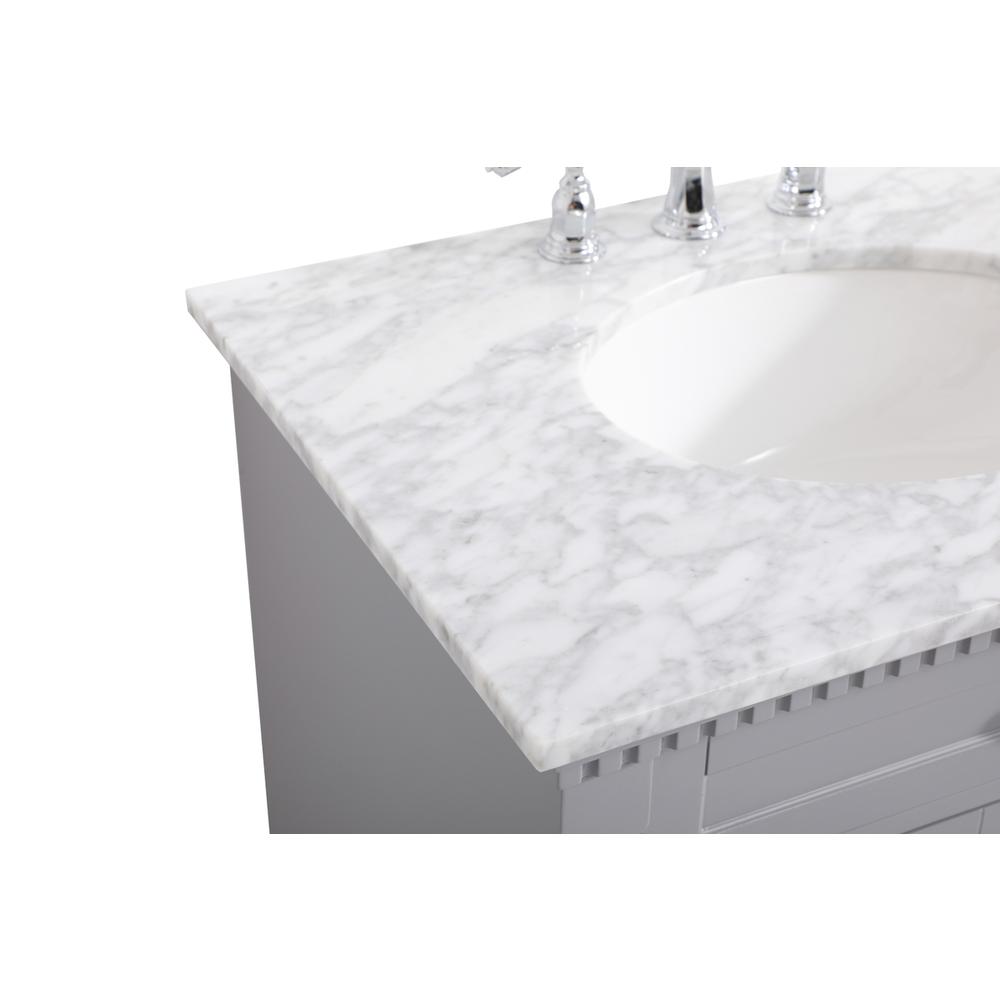 30 inch Single bathroom vanity in  Grey. Picture 11