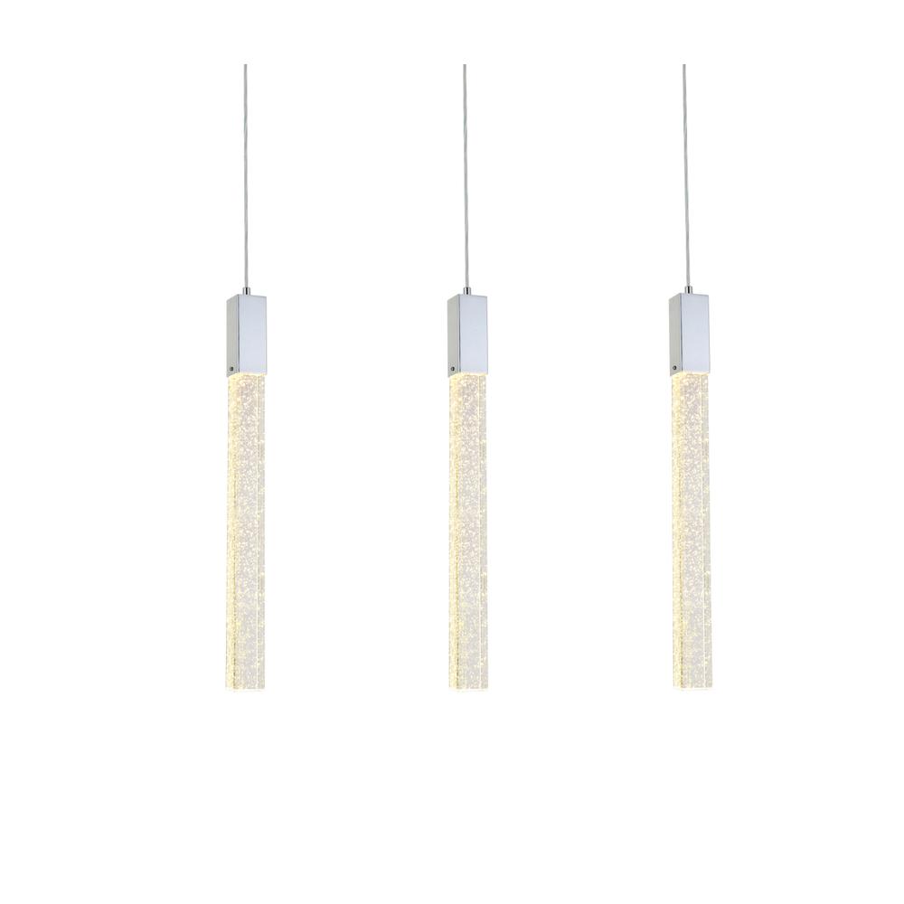 Weston 3 lights pendant in chrome. Picture 2