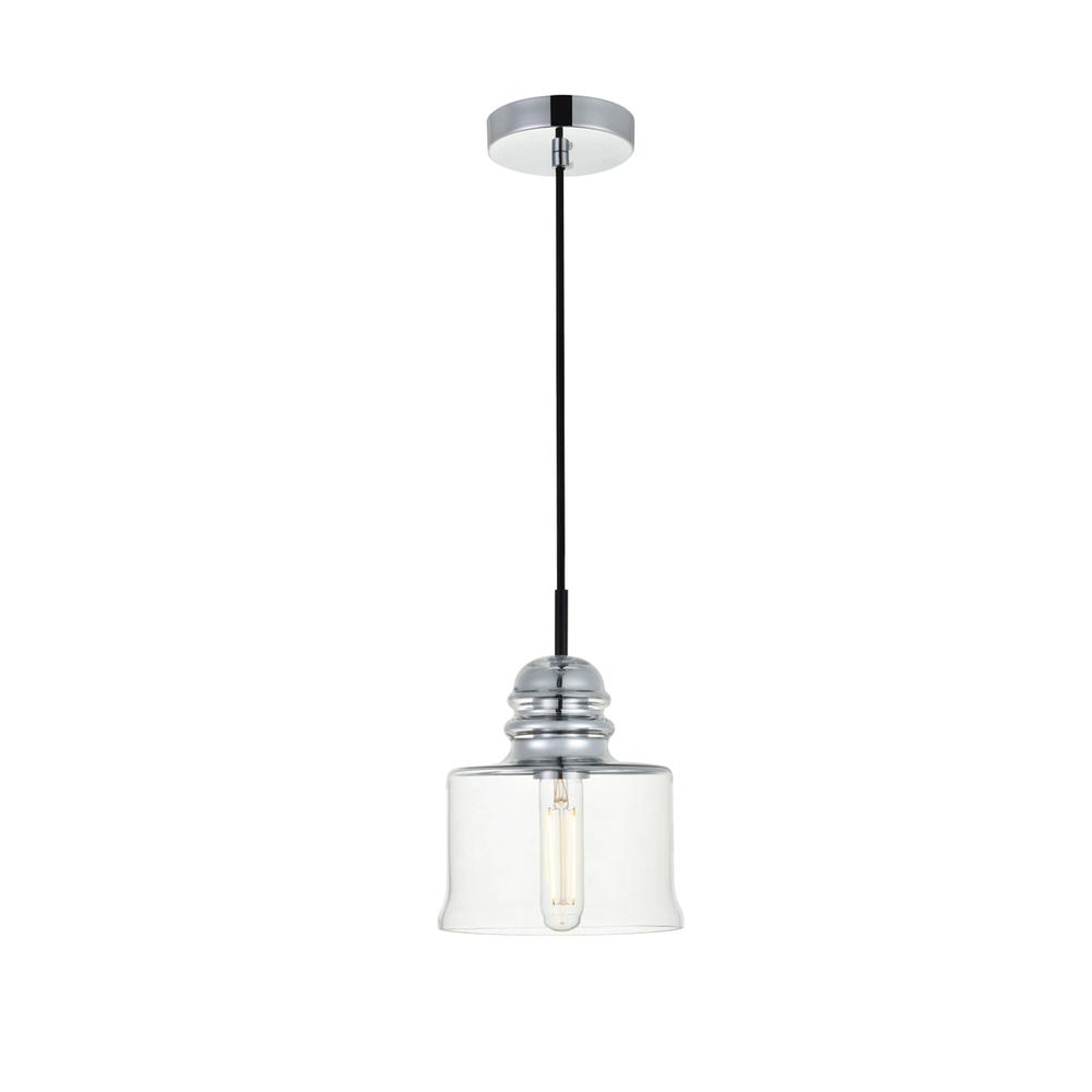 Wiley Collection Flush Mount D10in H8in Lt:4 Chrome Finish. Picture 1
