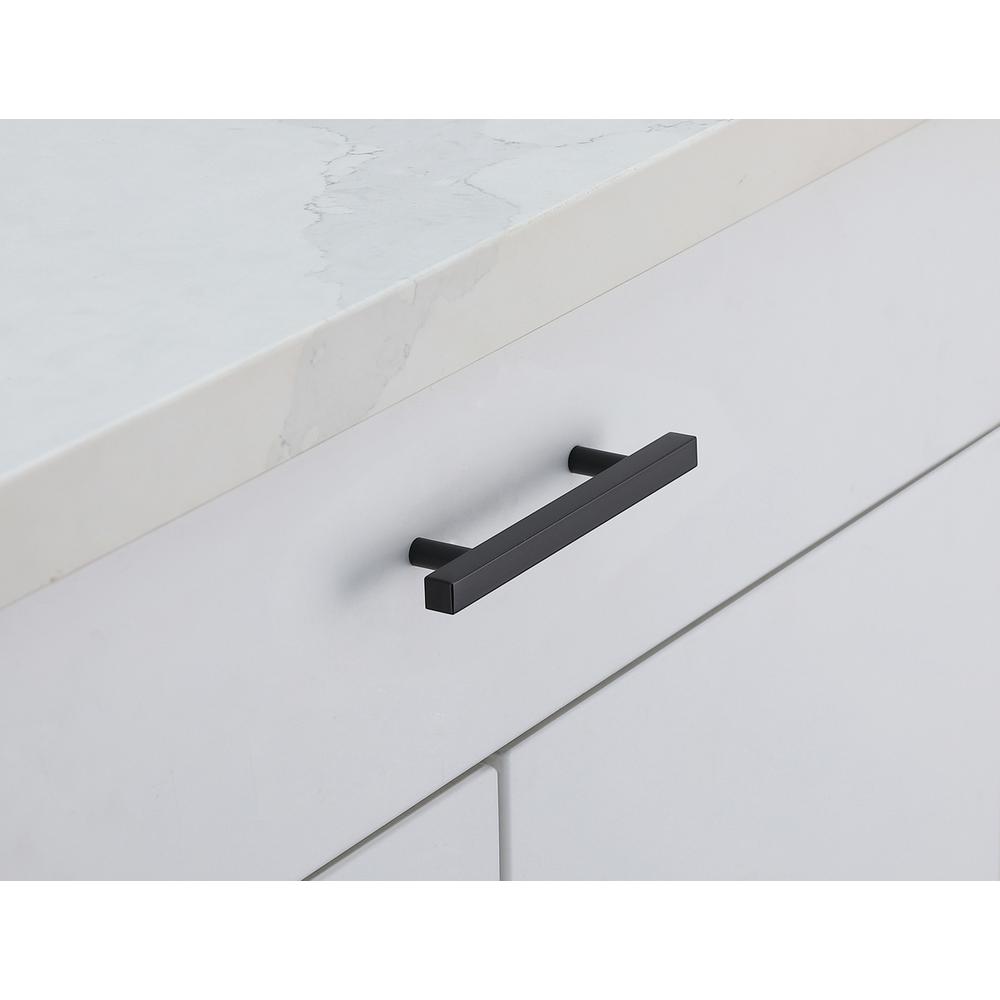 Dior 4" Center to Center Matte Black Bar Pull Multipack (set of 10). Picture 2
