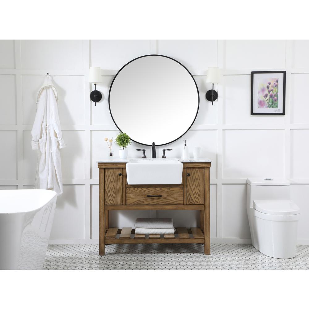 42 inch Single bathroom vanity in driftwood. Picture 4