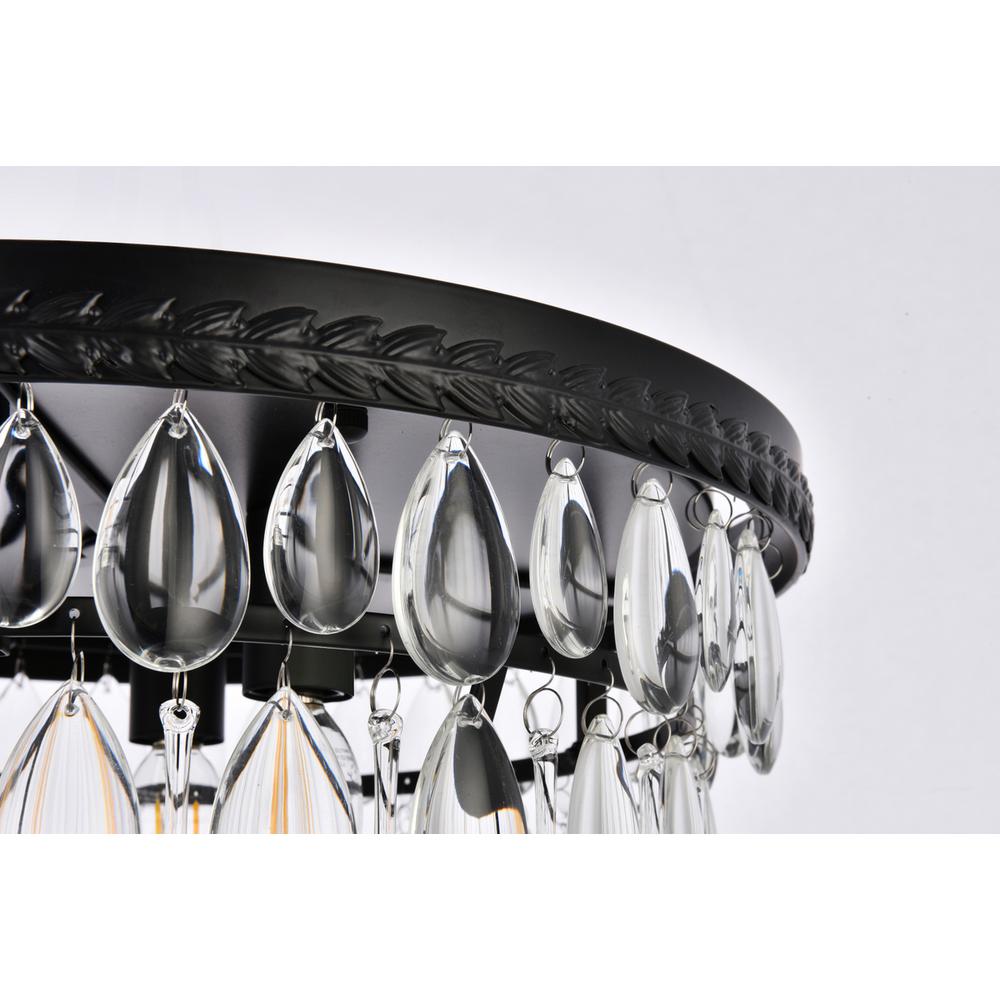Nordic 3 lights black flush mount. Picture 5