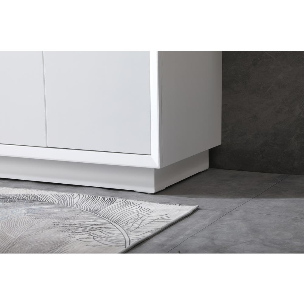 36 Inch SIngle Bathroom Vanity In White. Picture 6