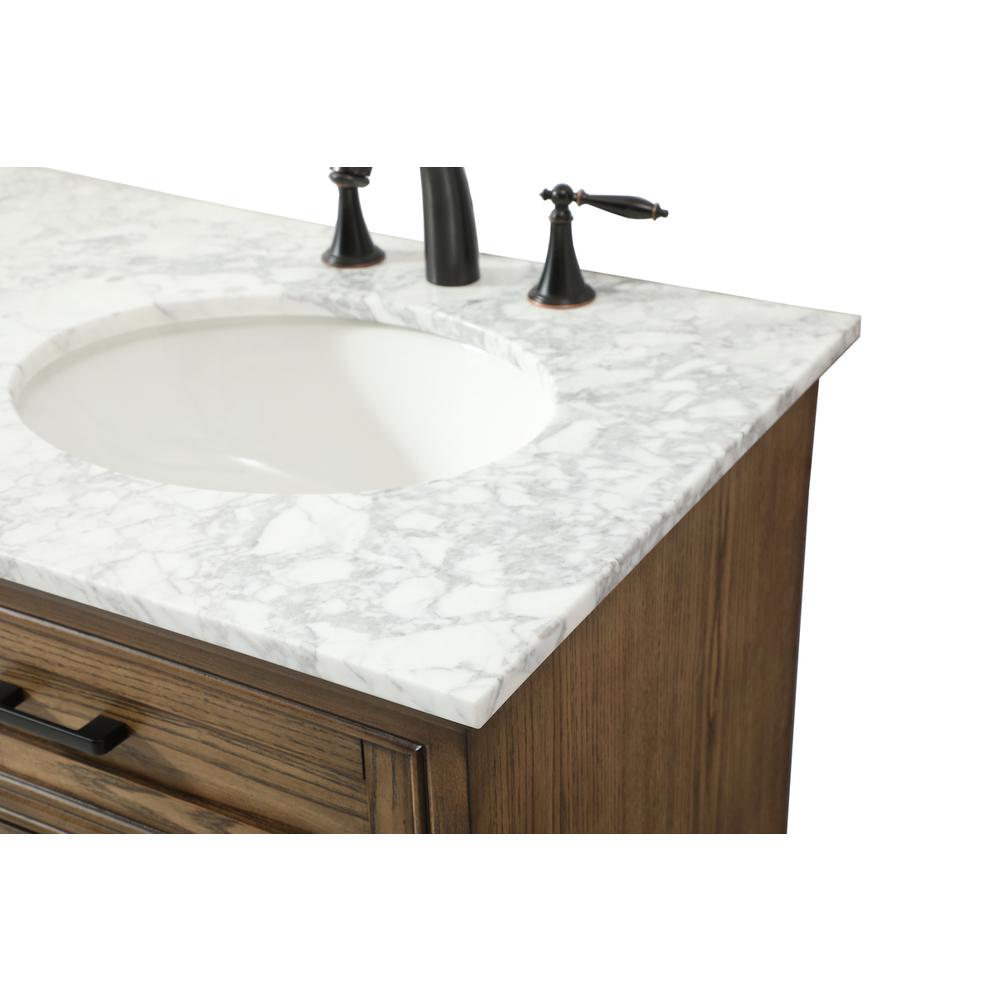 60 inch double bathroom vanity in driftwood. Picture 11