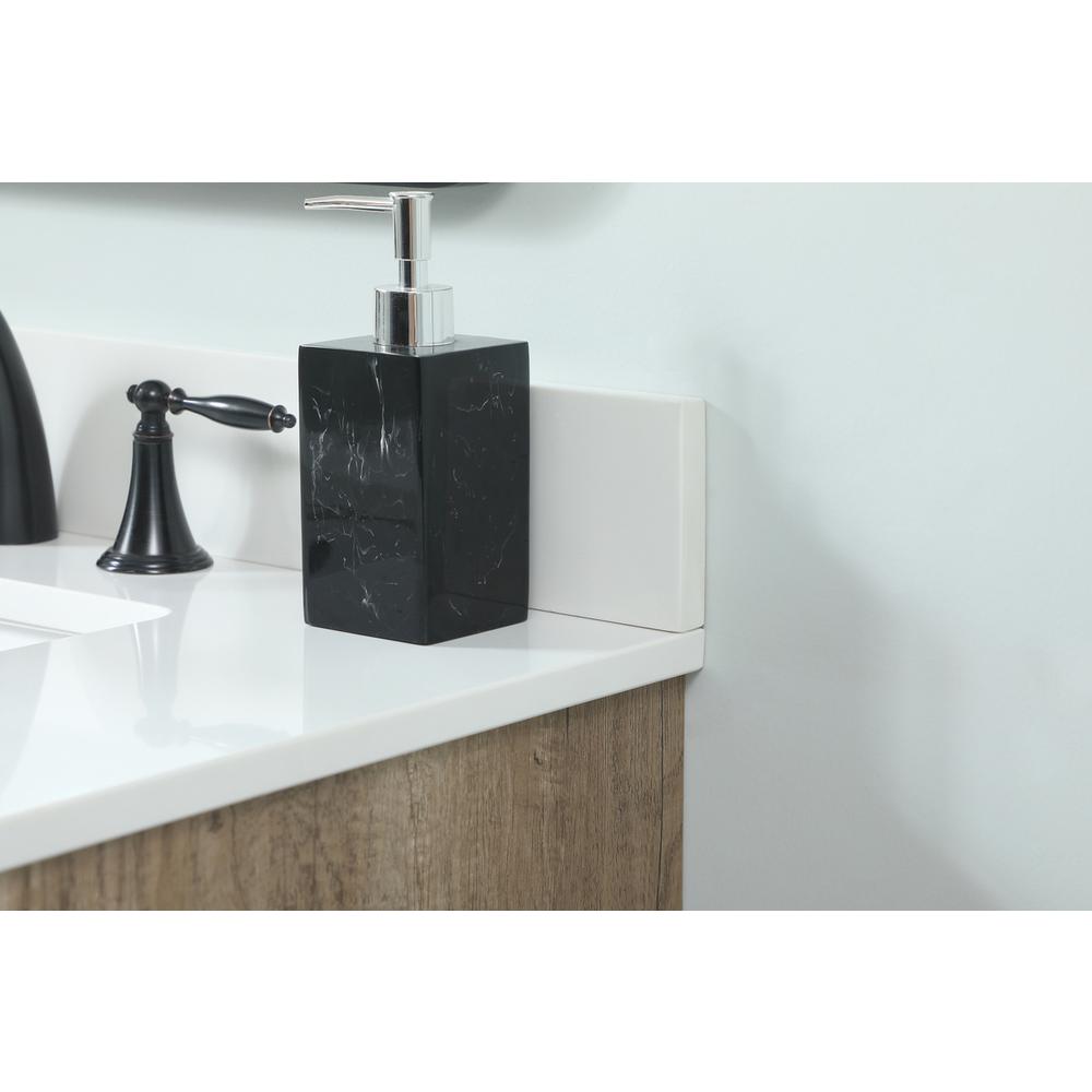 30 inch Single bathroom vanity in natural oak with backsplash. Picture 7