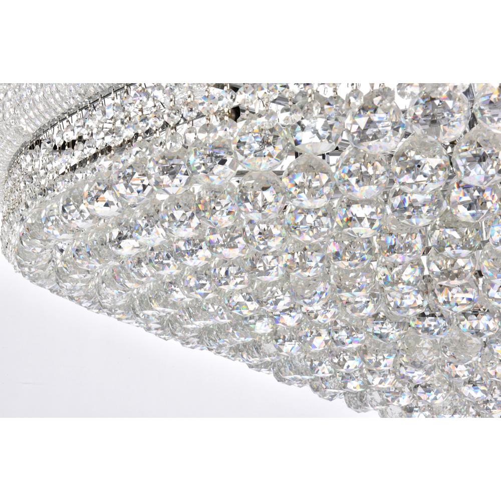 Primo 42 light Chrome Chandelier Clear Royal Cut Crystal. Picture 3