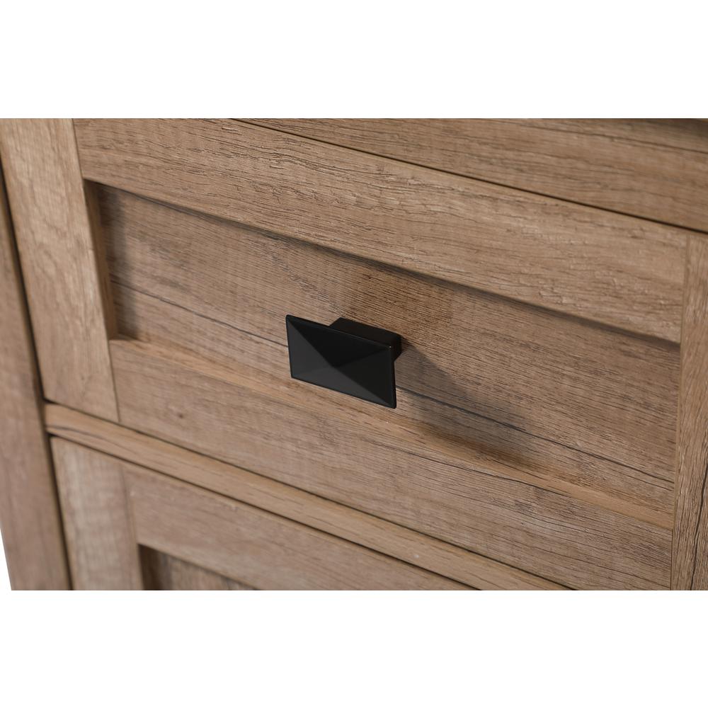 18 Inch Wide Bathroom Storage Freedstanding Cabinet In Natural Oak. Picture 5