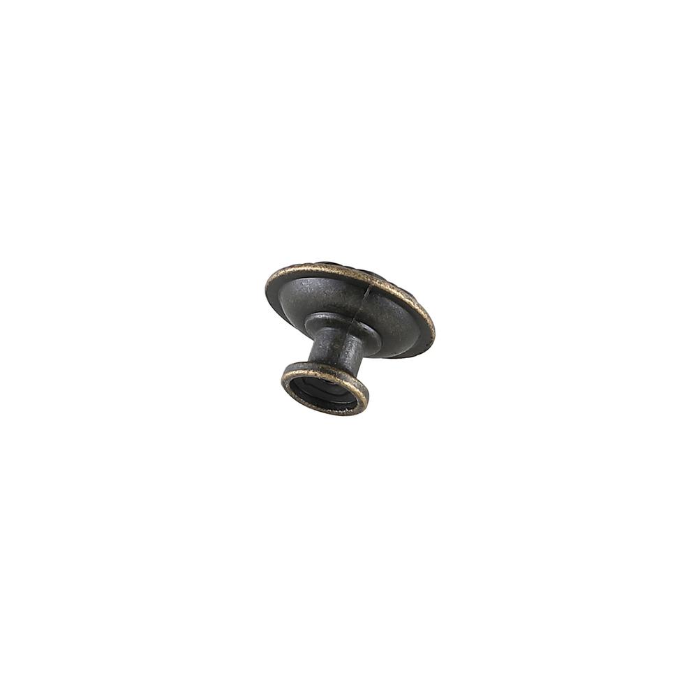 Corio 1.1" Diameter Antique Bronze Mushroom Knob Multipack (Set of 10). Picture 4