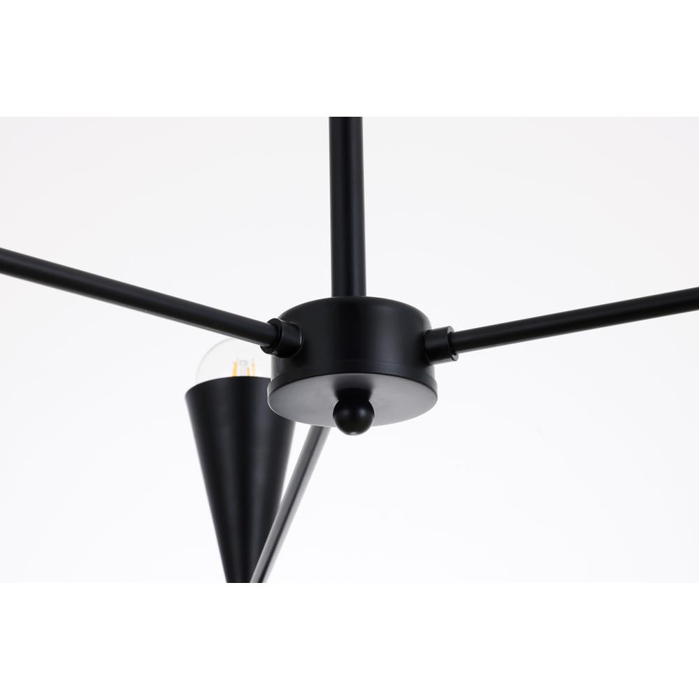 Cade 34 inch pendant in black. Picture 3