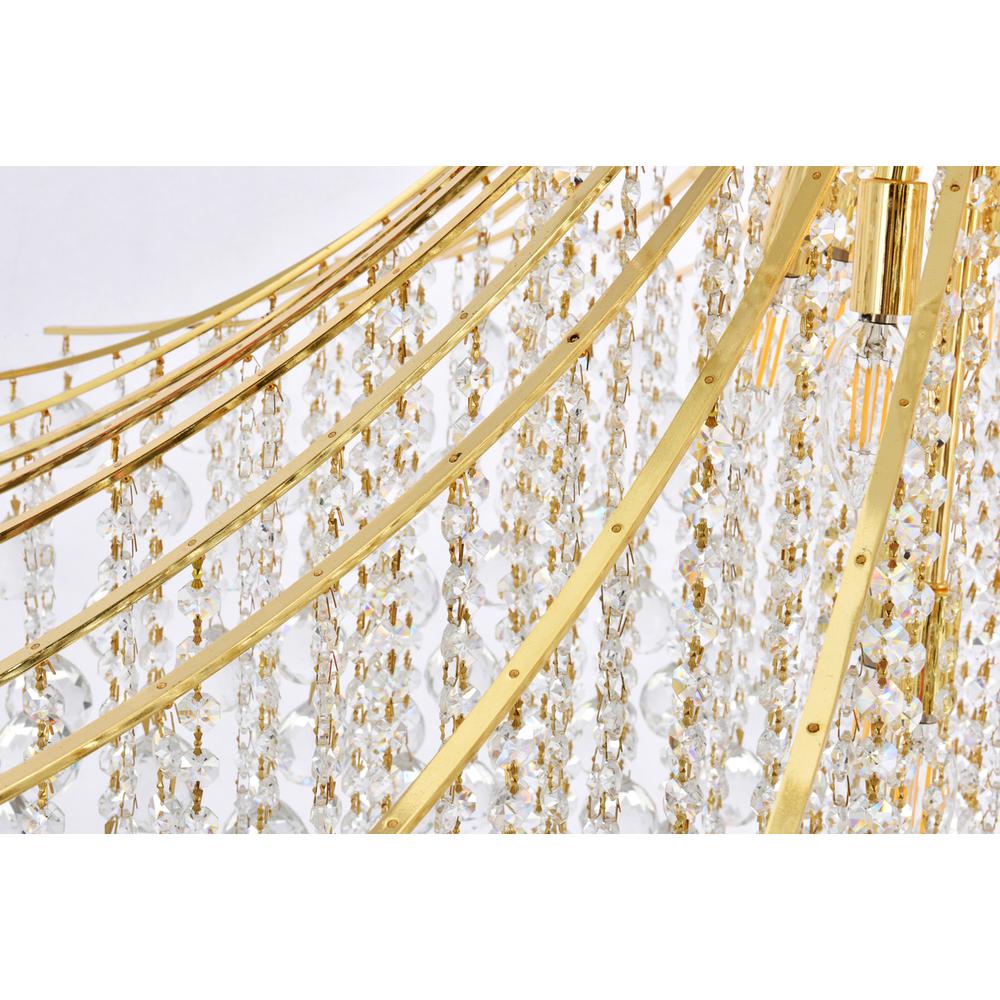 Toureg 20 light Gold Chandelier Clear Royal Cut Crystal. Picture 5