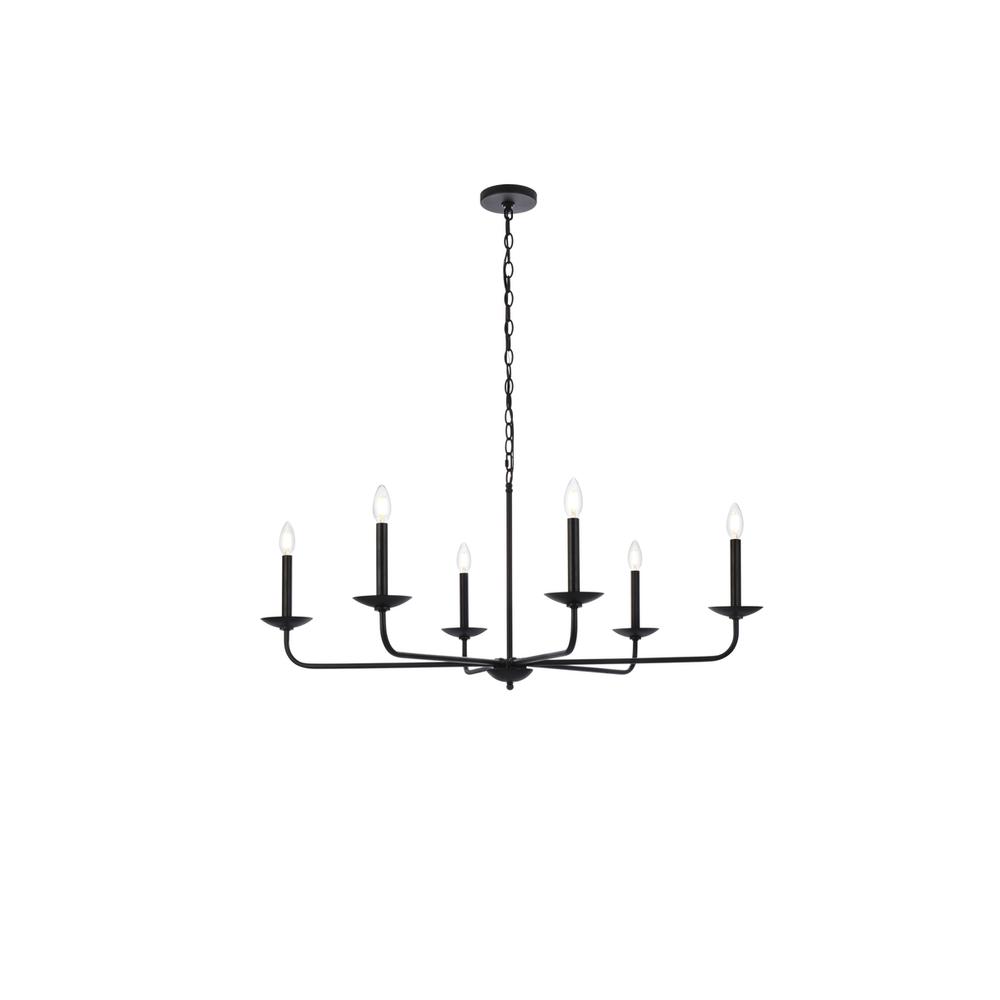 Cohen 42 inch pendant in black. Picture 1
