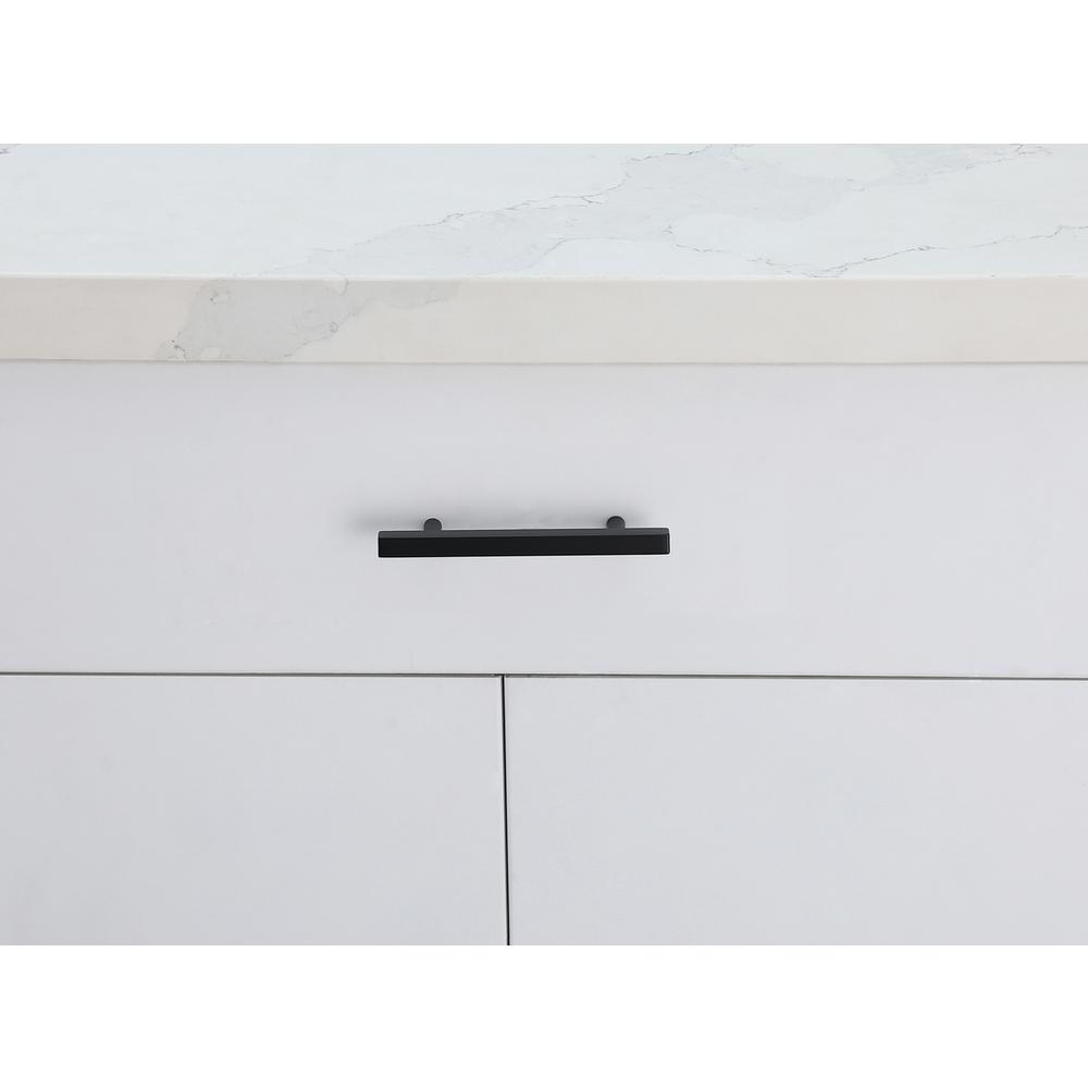 Dior 4" Center to Center Matte Black Bar Pull Multipack (set of 10). Picture 6