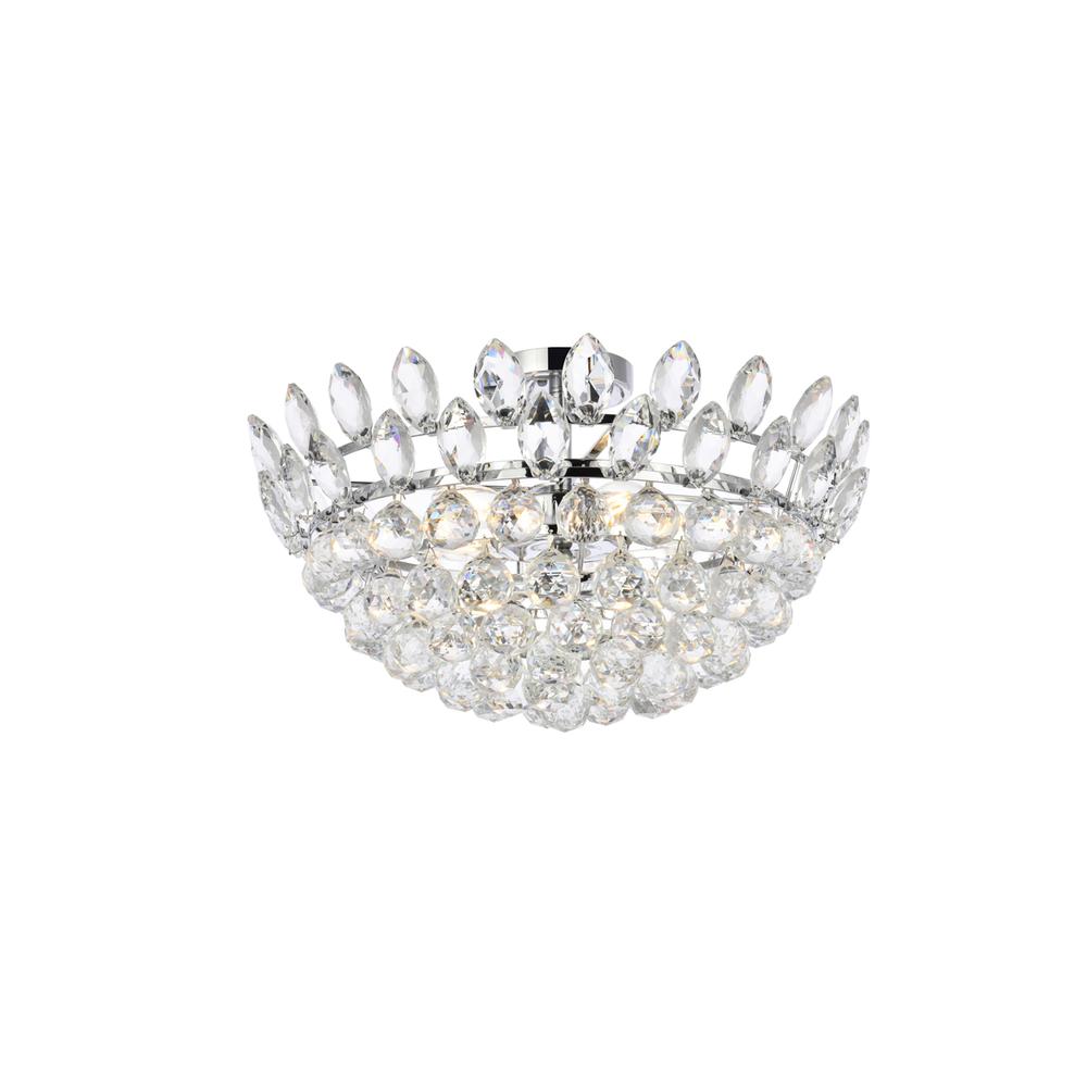 Emilia 20 inch flush mount in chrome. Picture 2