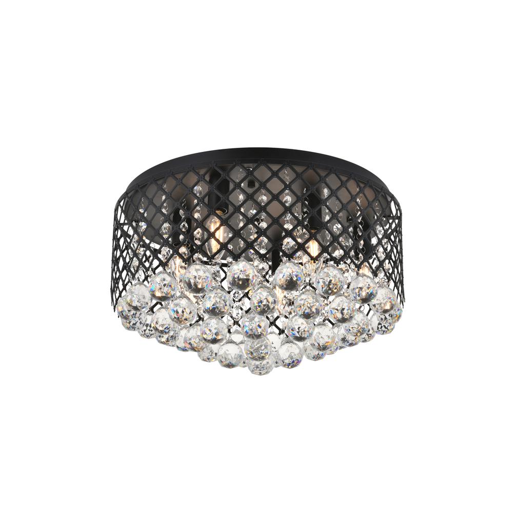 Tully 6 light Matte Black Flush Mount. Picture 6
