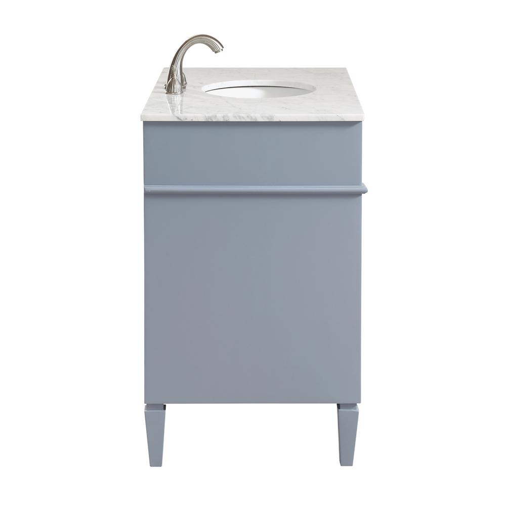 40 In. Single Bathroom Vanity Set In Grey. Picture 8