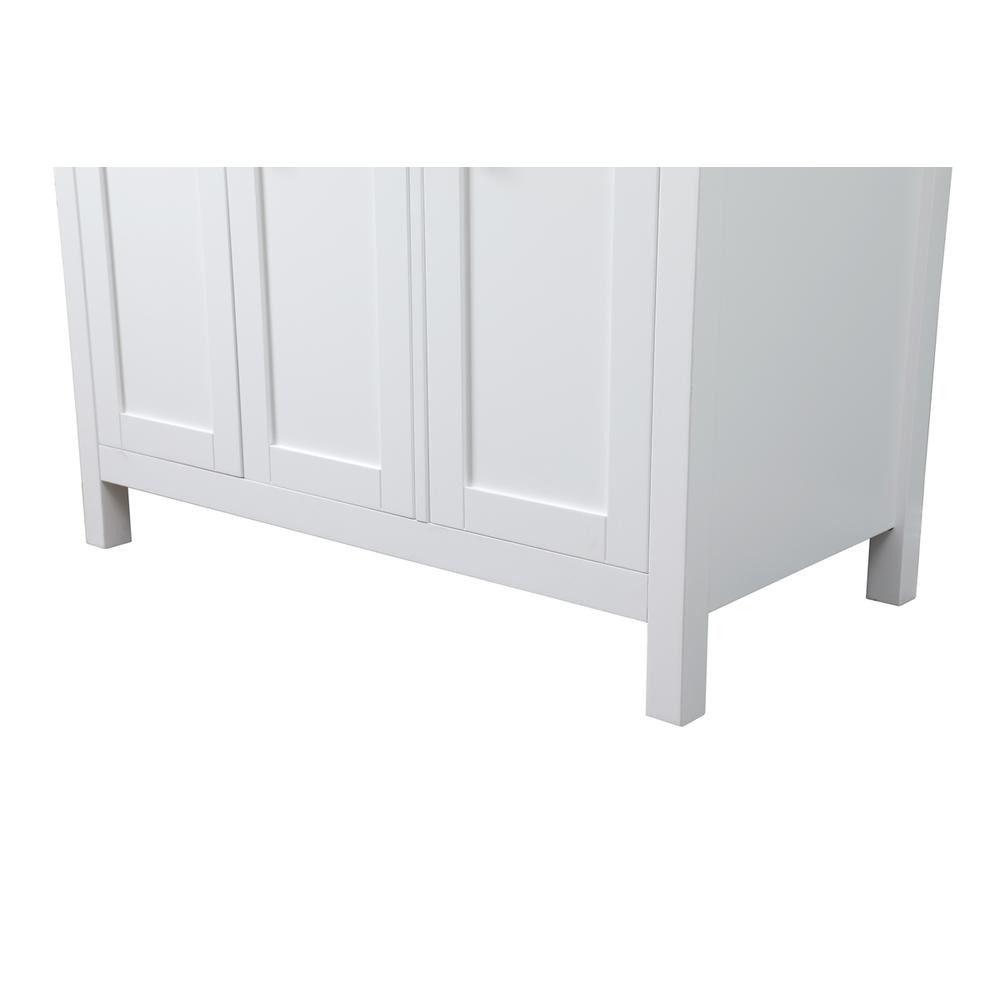 36 Inch SIngle Bathroom Vanity In White. Picture 13