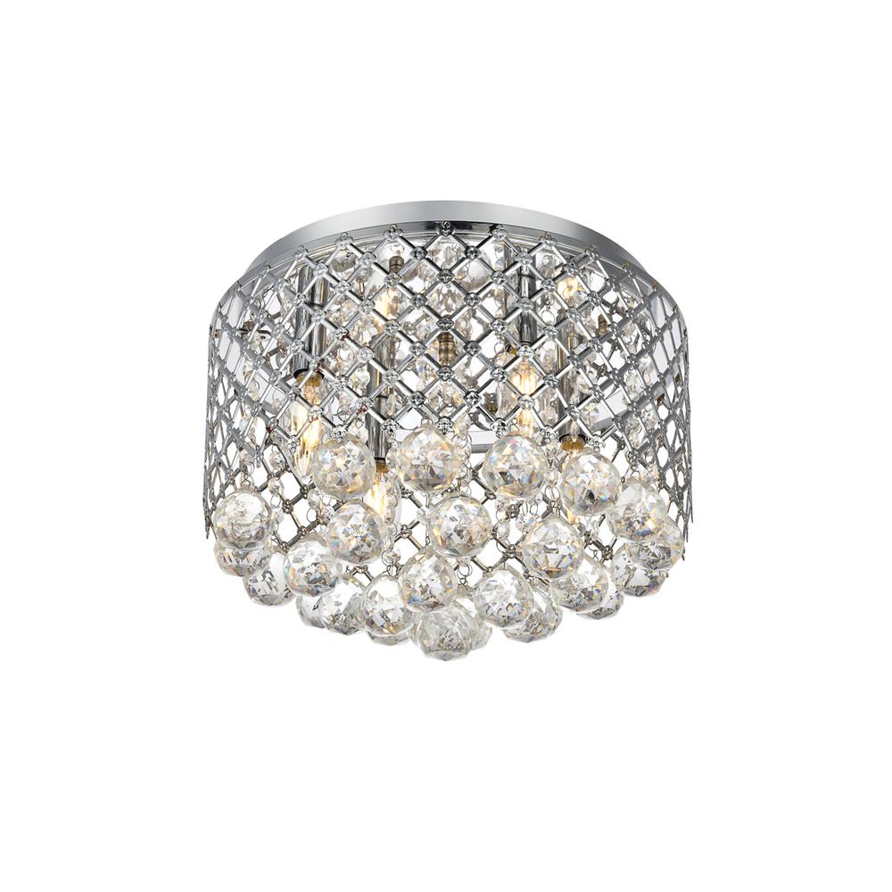 Tully Collection Flushmount D13.5 H9.4 Lt:4 Chrome Finish. Picture 2