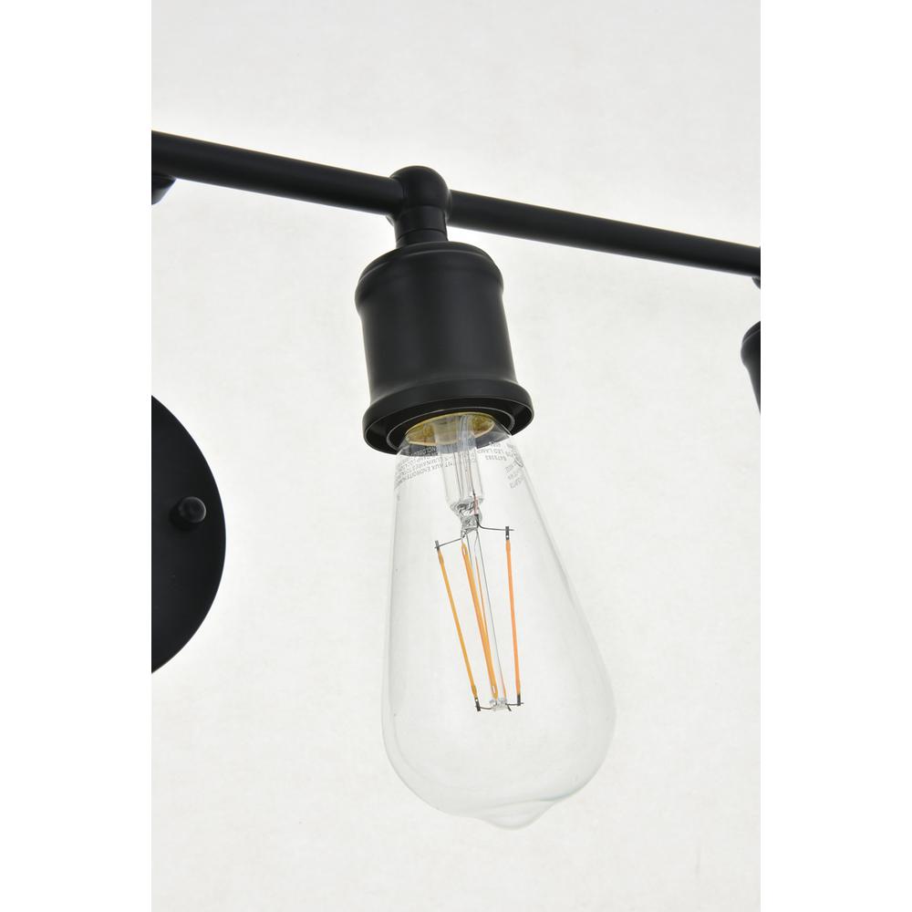 Serif 4 light black Wall Sconce. Picture 9