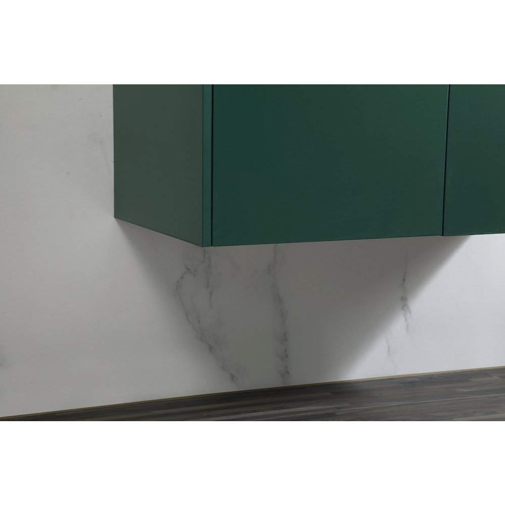 36 Inch Single Bathroom Vanity In Green. Picture 7