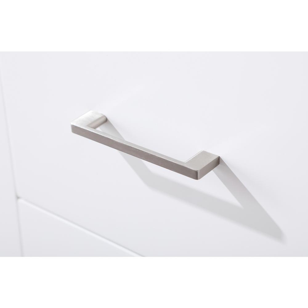 54 Inch SIngle Bathroom Vanity In White. Picture 12