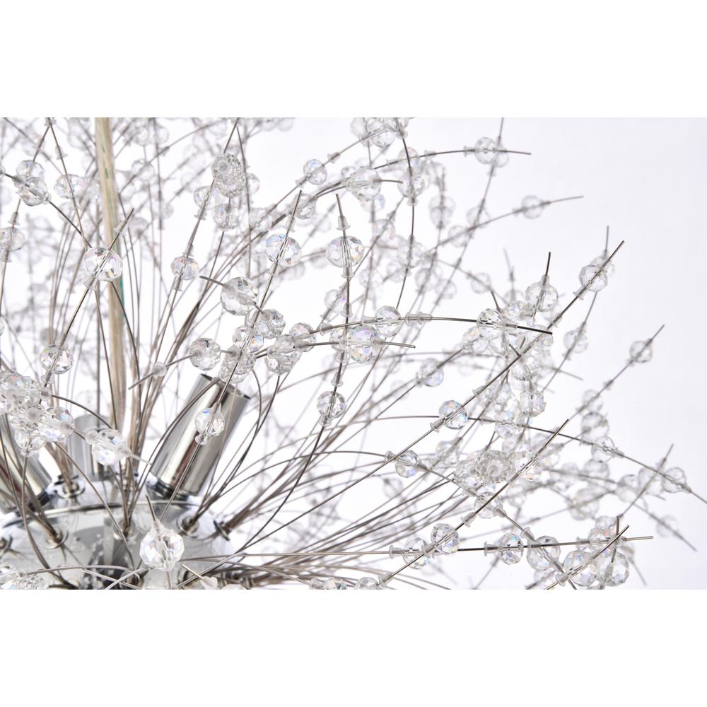 Solace 9 lights Chrome pendant. Picture 4