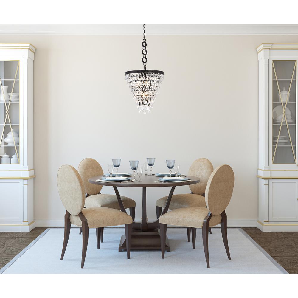 Nordic 5 lights black pendant. Picture 8