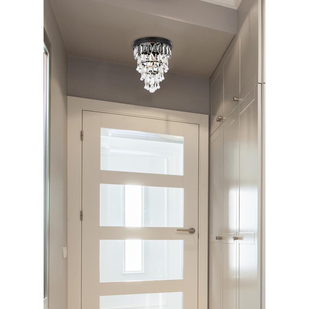 Nordic 1 light black flush mount. Picture 7