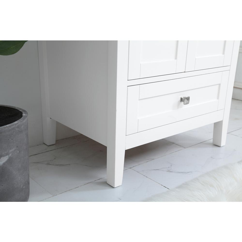 24 In. Single Bathroom Vanity Set In White. Picture 5