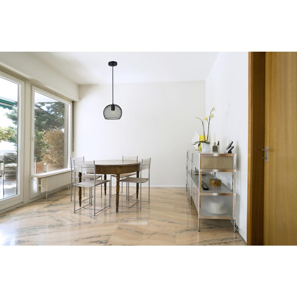 Keller 1 Light Black Pendant. Picture 6