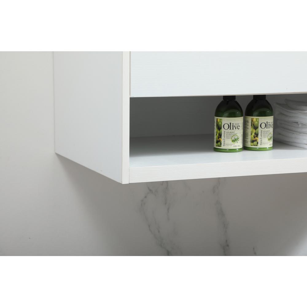 40 inch Single bathroom vanity in white. Picture 6