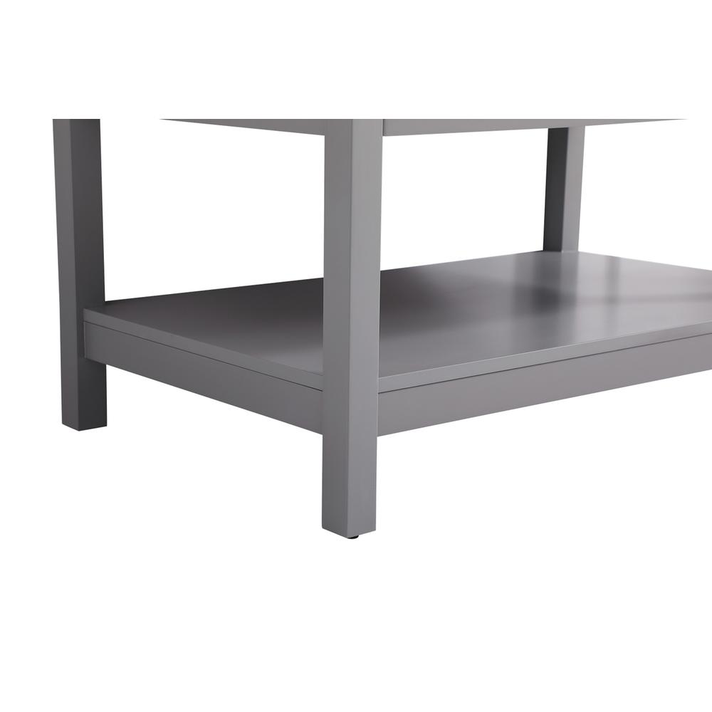 36 inch Single bathroom vanity in gray. Picture 13