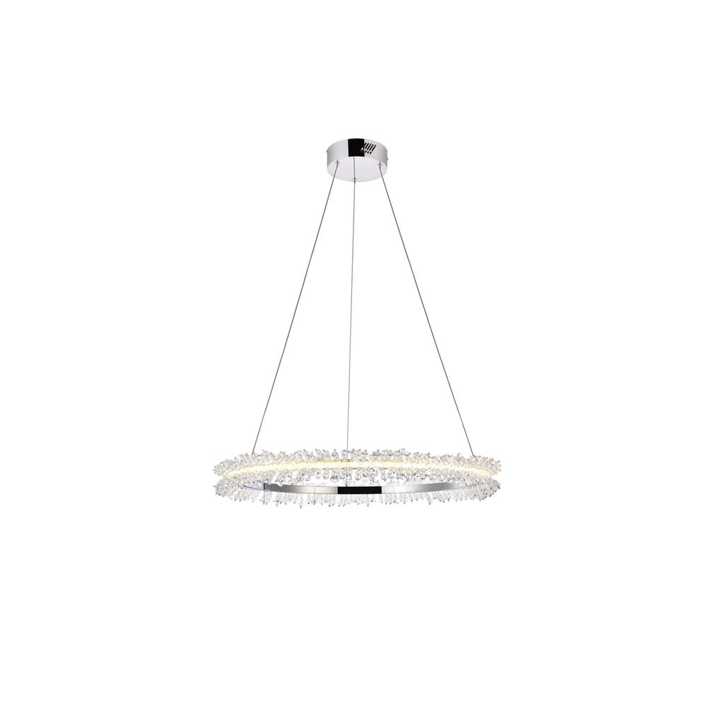 Laurel LED 26 inch Chrome pendant. Picture 1