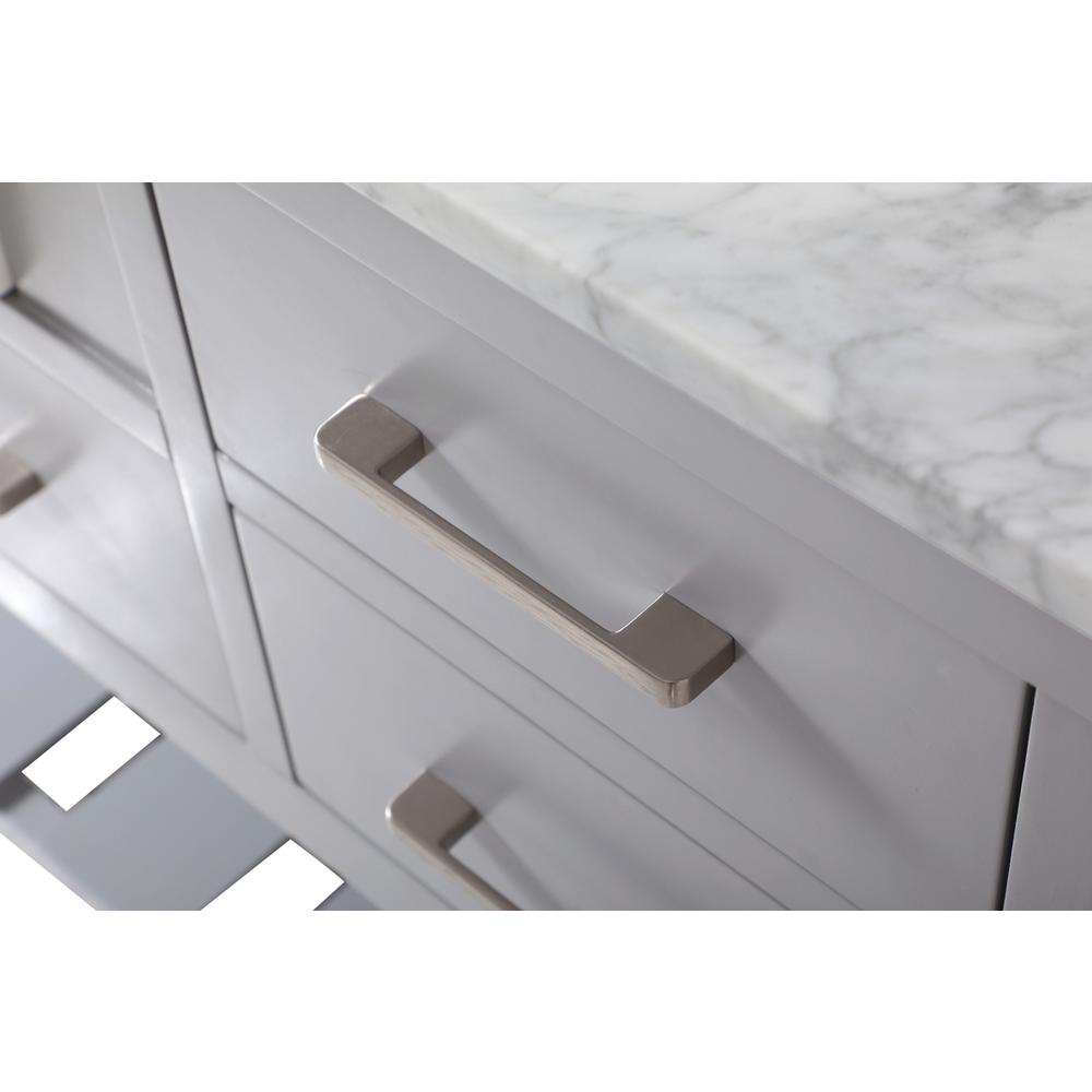 72 inch double bathroom vanity in grey. Picture 12