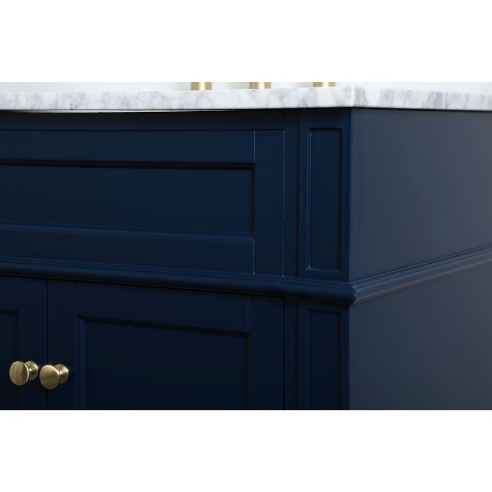 30 inch Single bathroom vanity in blue. Picture 11