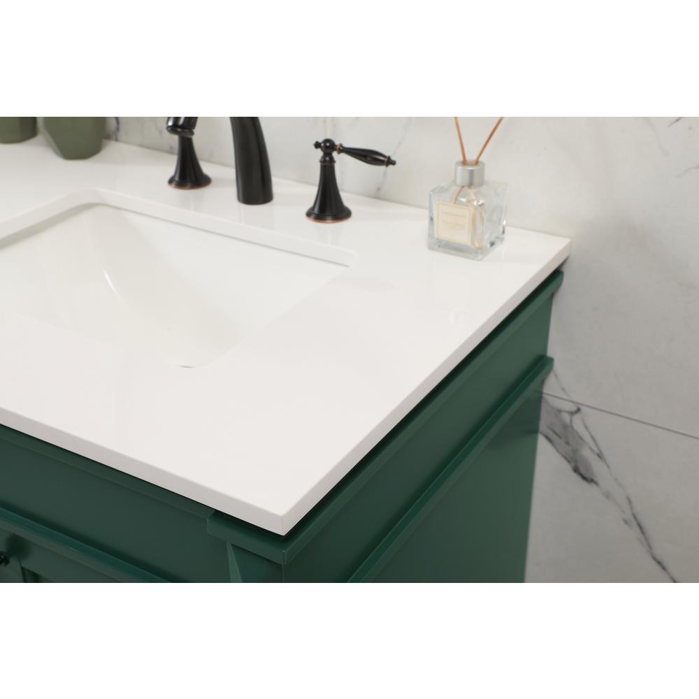 72 inch double bathroom vanity in green. Picture 5
