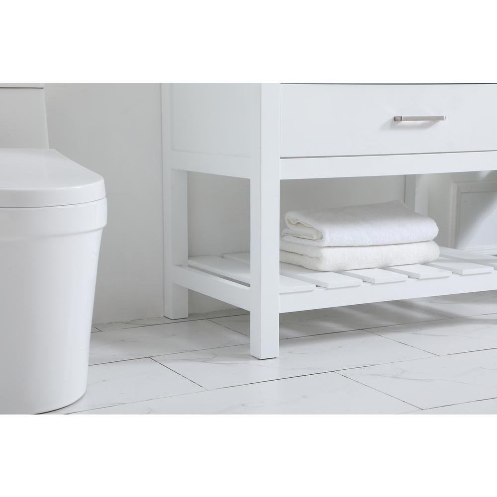 36 inch Single bathroom vanity in white. Picture 6