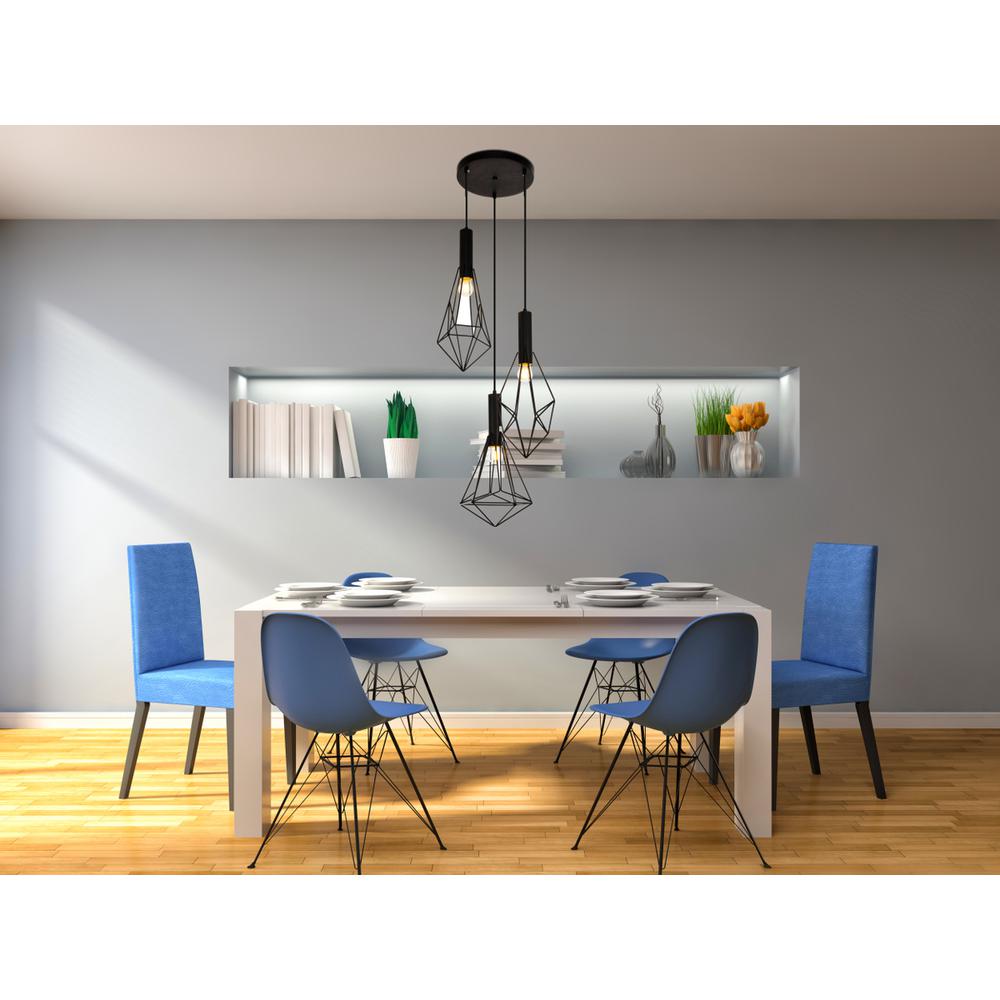 Jago Collection Pendant D16.0 H30.4 Lt:3 Black Finish. Picture 7