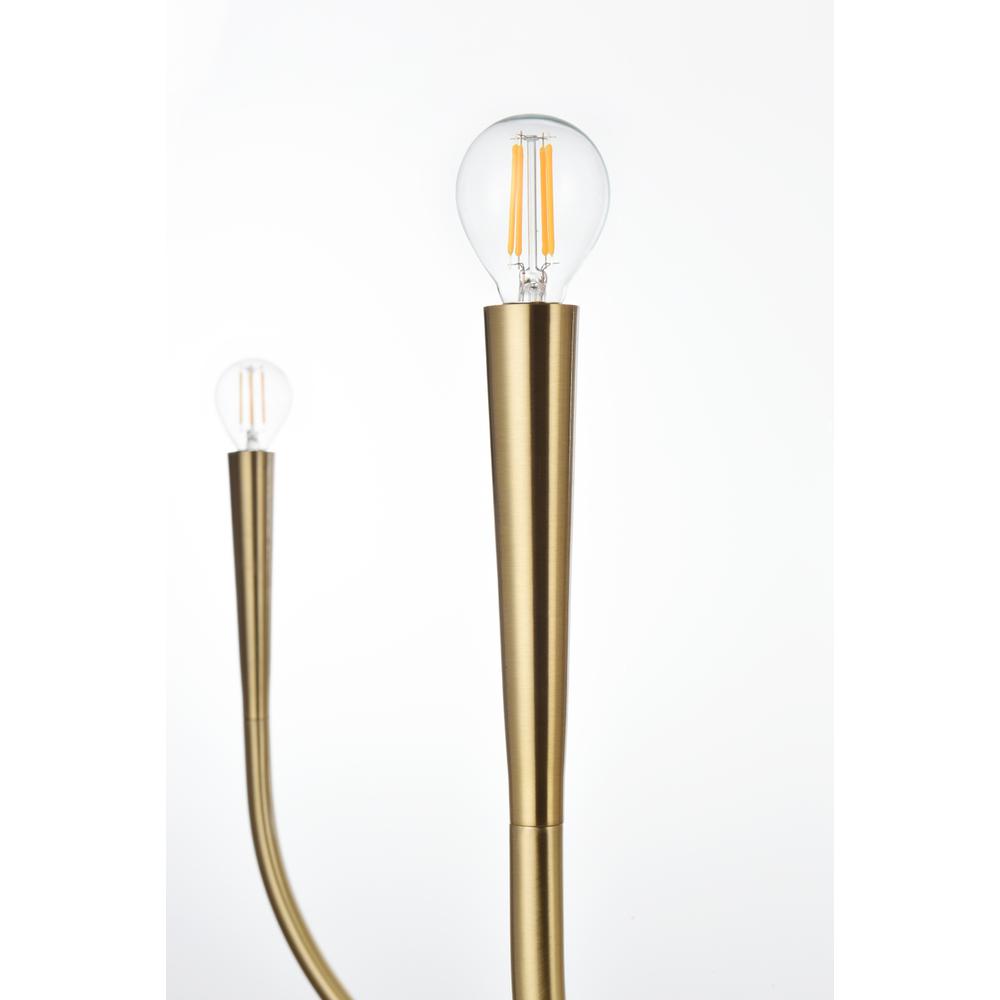 Layne 50 inch chandelier in Gold. Picture 3