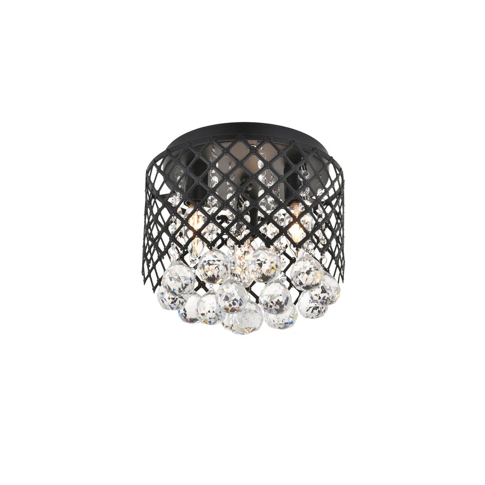 Tully 3 light Matte Black Flush Mount. Picture 5