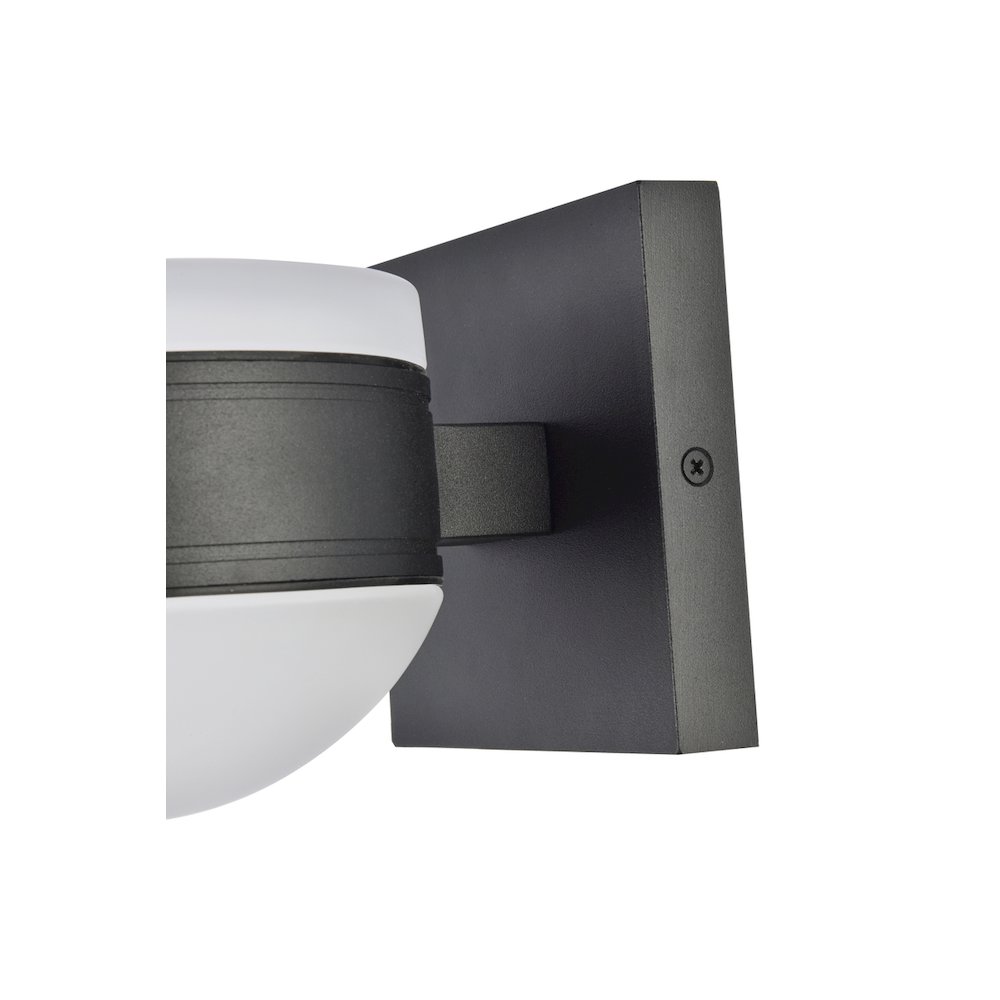 Raine Integrated Led Wall Sconce In Black. Picture 5